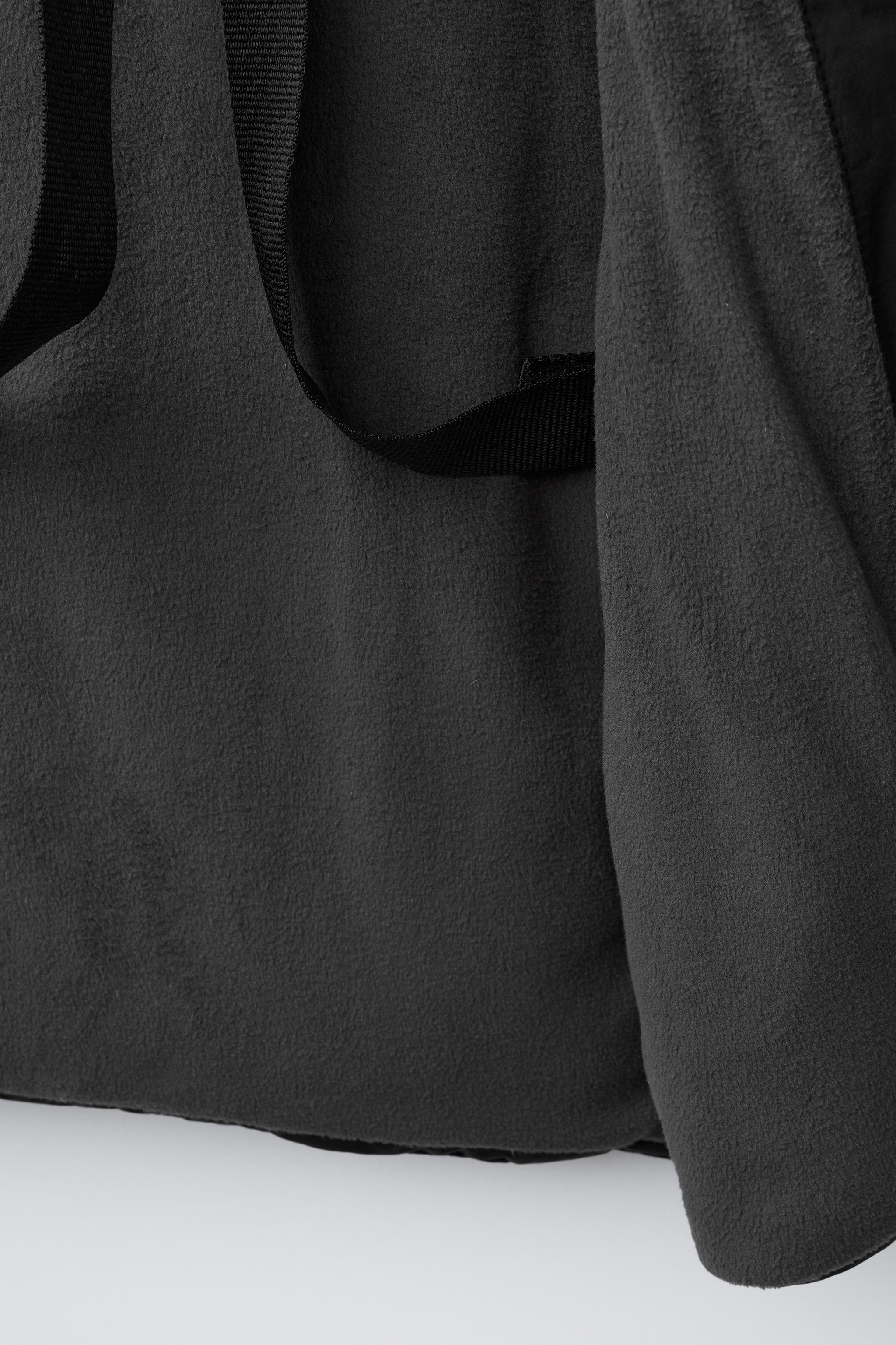 DOUDOUNE LONGUE EN PLUME ET DUVET DÉPERLANTE COUPE-VENT